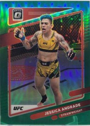 Jessica Andrade 2022 Panini Donruss Optic UFC Base #51 Green