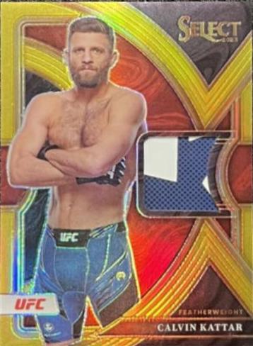 Calvin Kattar 2023 Panini Select UFC Octagonside #206 Gold