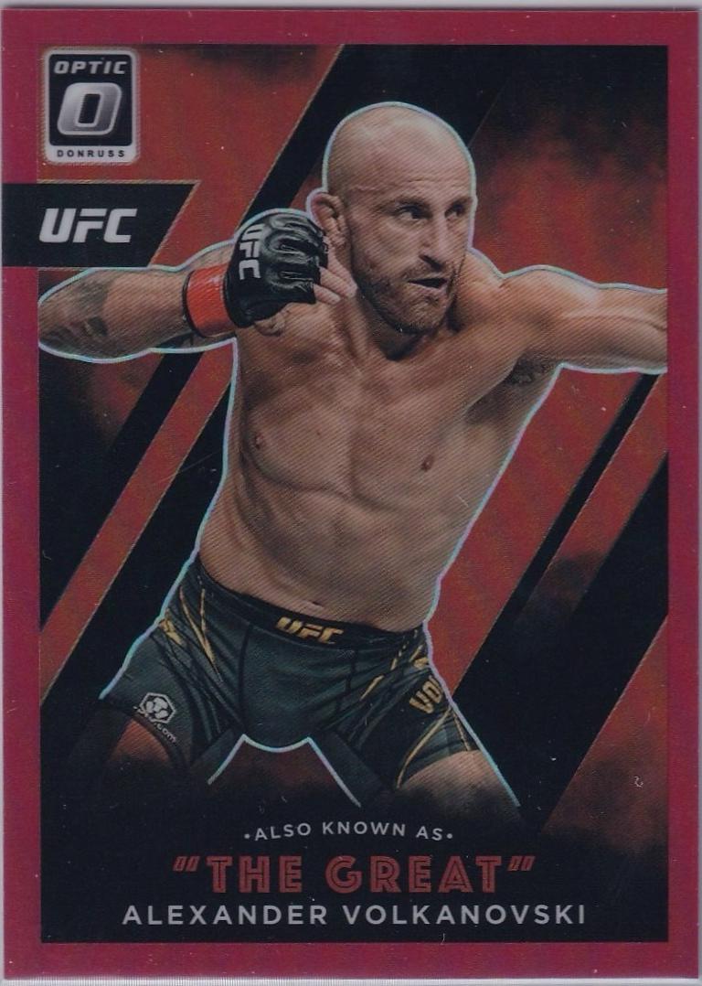 Alexander Volkanovski 2022 Panini Donruss Optic UFC Also Known As #4 Red
