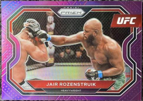 Jairzinho Rozenstruik 2021 Panini Prizm UFC Base #130 Purple