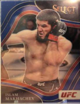 Islam Makhachev 2022 Panini Select UFC Octagonside #207 Blue