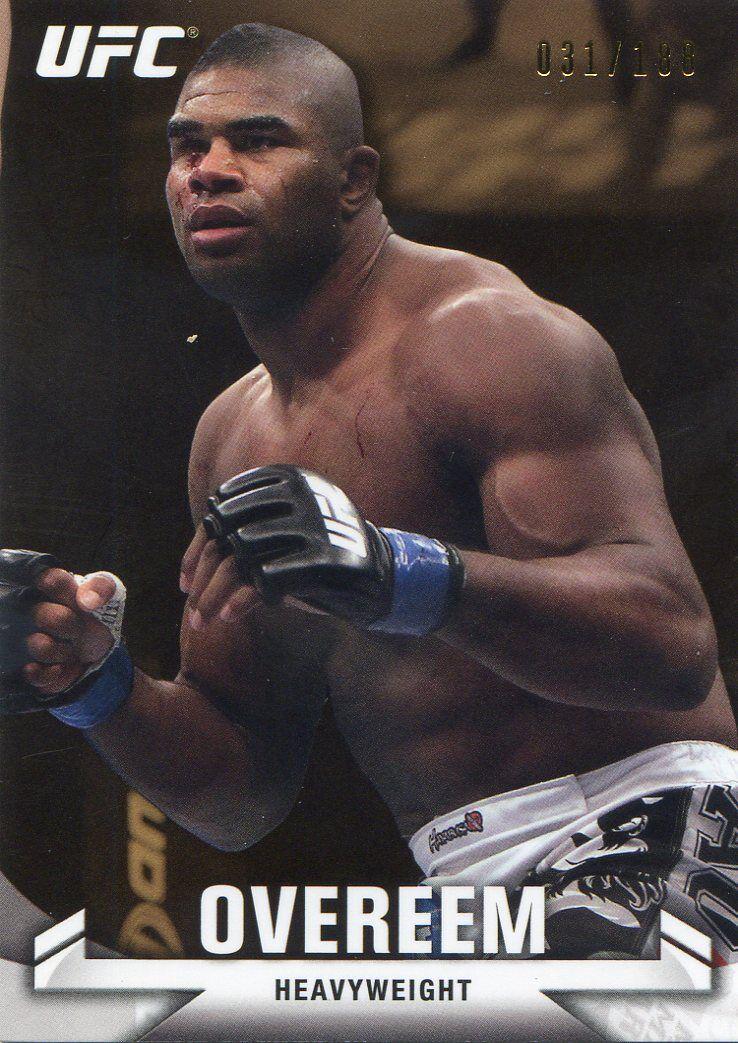 Alistair Overeem 2013 Topps UFC Knockout Base #117 Gold