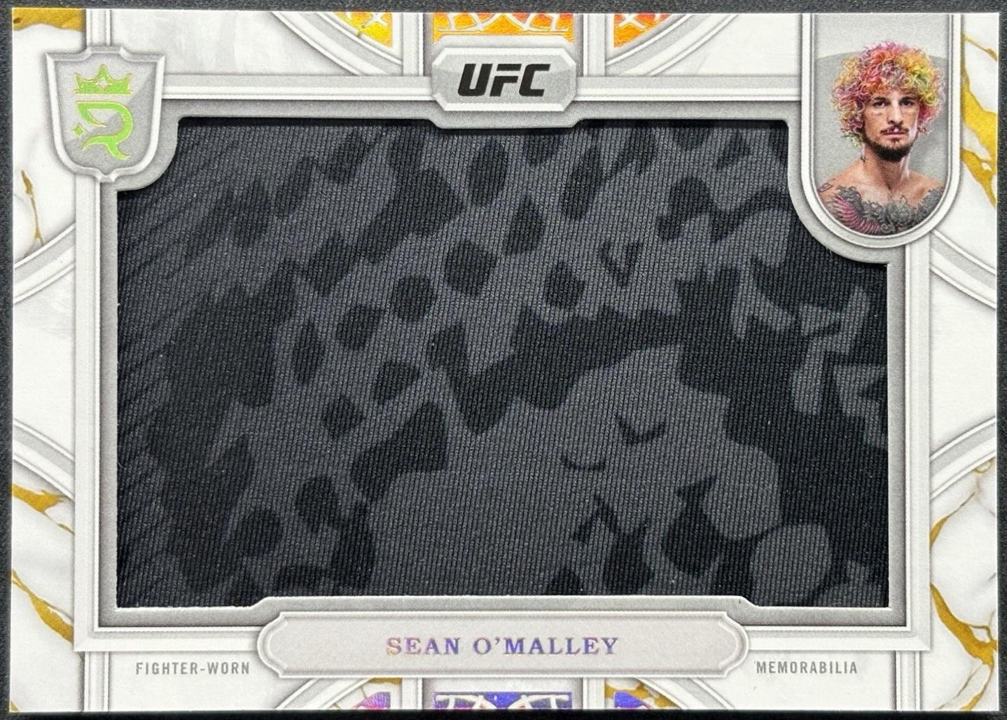 Sean O'Malley 2024 Topps Royalty UFC Relic Jewels #RCJ-8 Gold