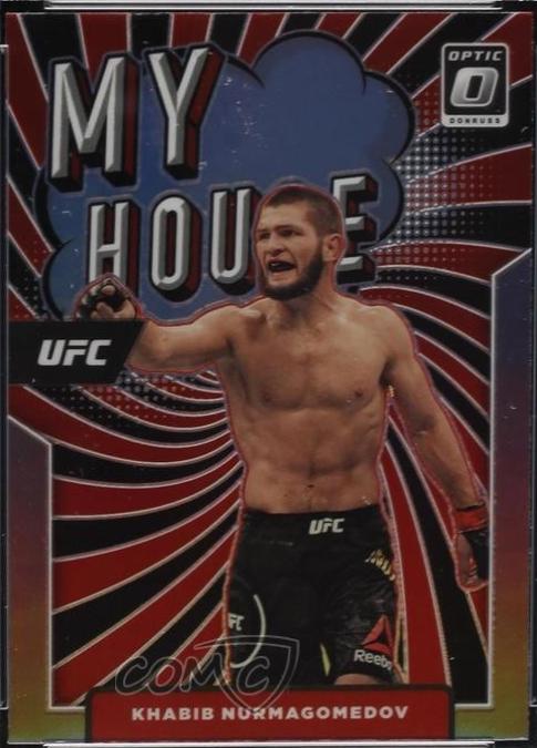 Khabib Nurmagomedov 2022 Panini Donruss Optic UFC My House #15 Holo