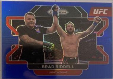 Brad Riddell 2022 Panini Prizm UFC Base #37 Blue