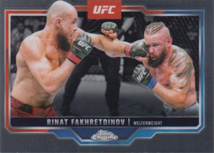 Rinat Fakhretdinov 2025 Topps Chrome UFC Base #131 Speckle Refractor