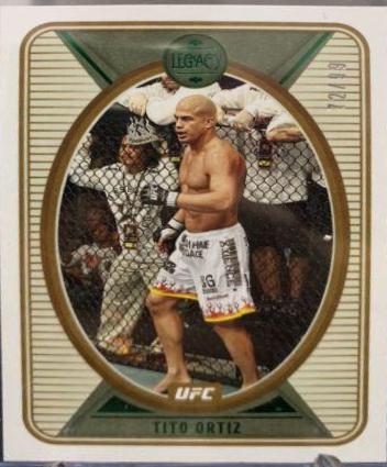 Tito Ortiz 2022 Panini Chronicles UFC Base Legacy #150 Green