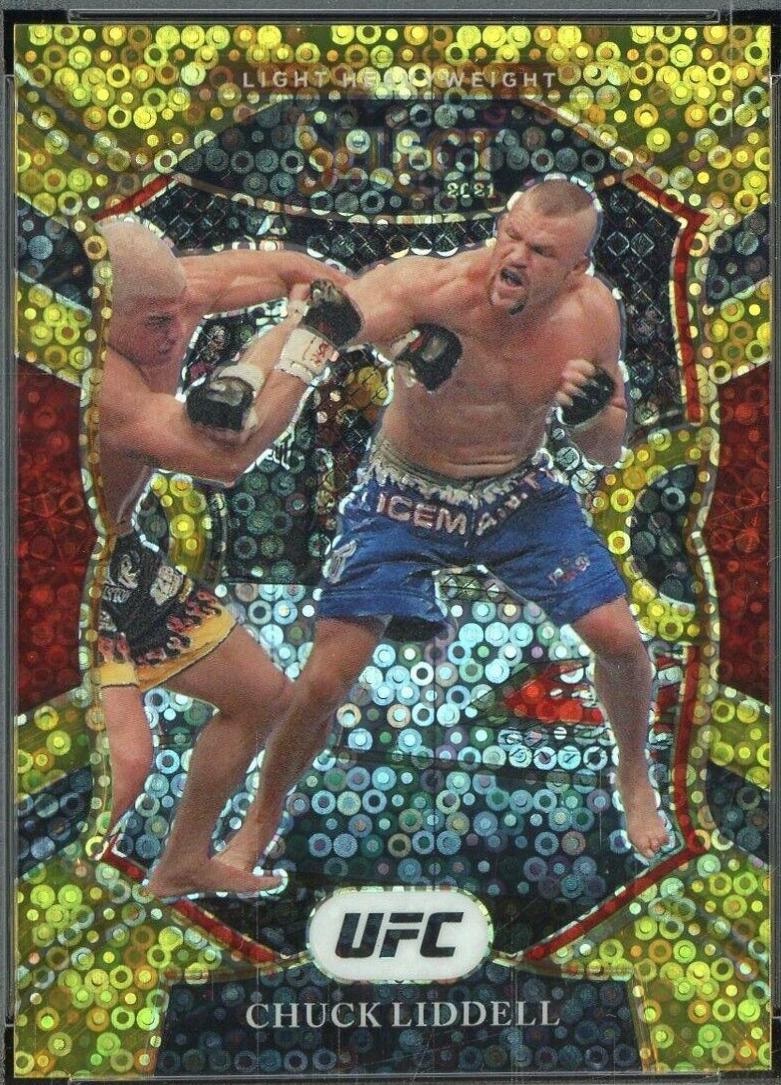 Chuck Liddell 2021 Panini Select UFC Concourse #88 Gold Disco