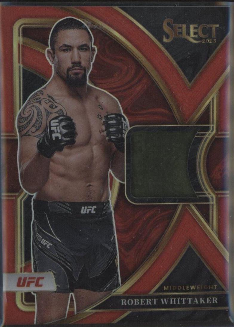 Robert Whittaker 2023 Panini Select UFC Octagonside #295 Red Disco