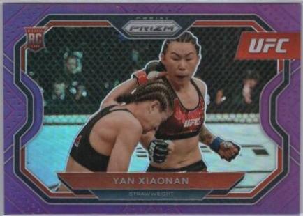 Yan Xiaonan 2021 Panini Prizm UFC Base #169 Purple