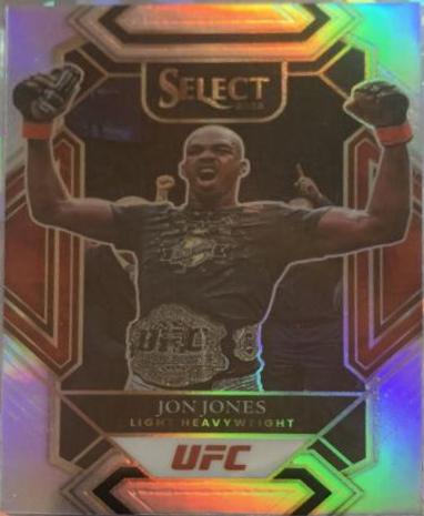 Jon Jones 2022 Panini Select UFC Mezzanine #388 Silver