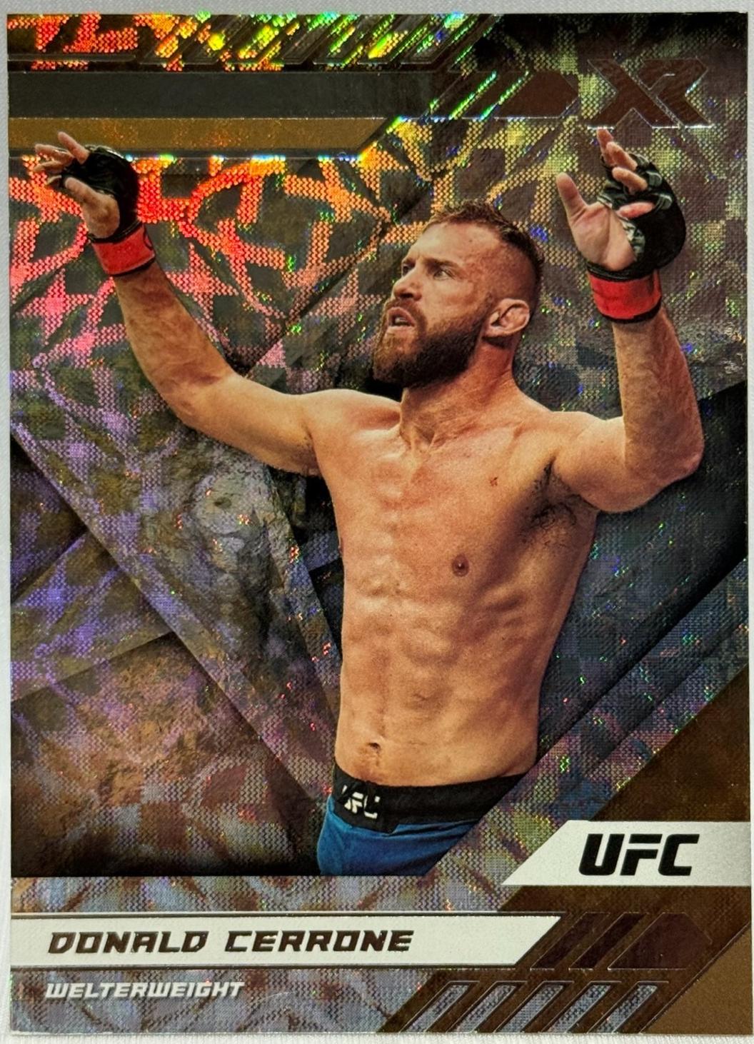 Donald Cerrone 2021 Panini Chronicles UFC Base XR #191 Asia