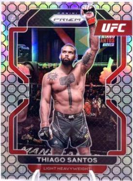 Thiago Santos 2022 Panini Prizm UFC Base #124 Octagon
