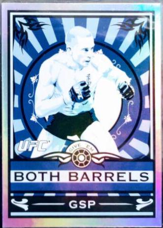 Georges St-Pierre 2010 Topps UFC Main Event Fighter Autographs #100 Silver