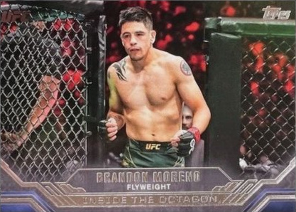 Brandon Moreno 2024 Topps Knockout UFC Inside the Octagon #ITO-13 Platinum
