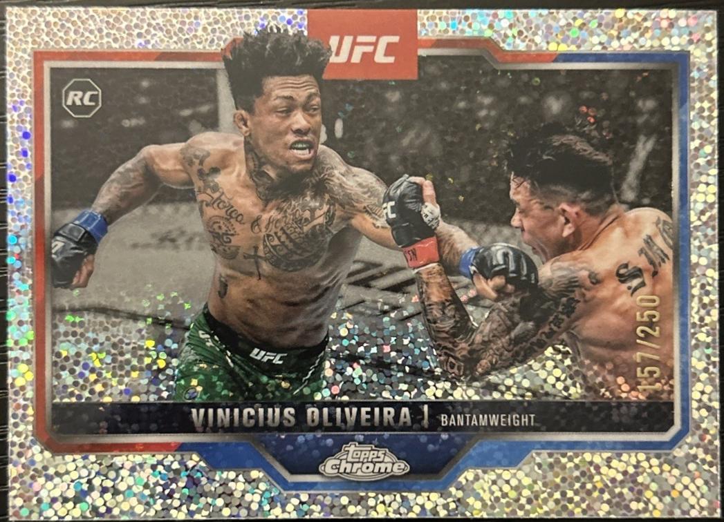 Vinicius Oliveira 2025 Topps Chrome UFC Base #9 Refractor