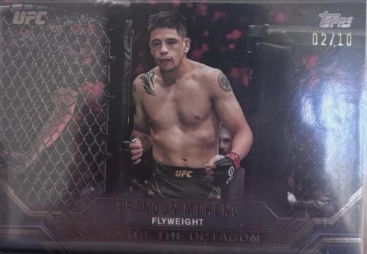 Brandon Moreno 2024 Topps Knockout UFC Inside the Octagon #ITO-13 Black