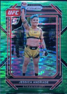 Jessica Andrade 2023 Panini Prizm UFC Base #149 Green Pulsar