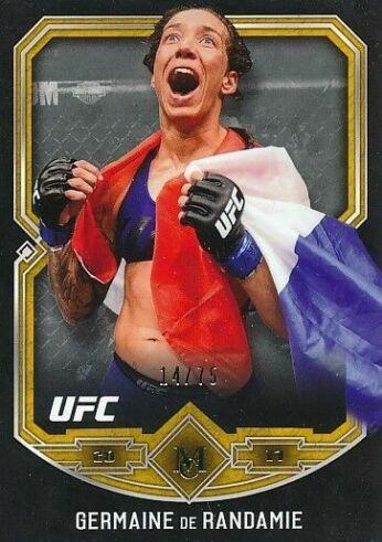 Germaine de Randamie 2017 Topps Museum Collection UFC Base #40 Gold