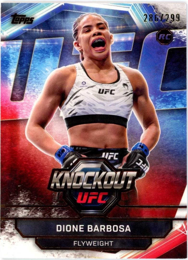 Dione Barbosa 2026 Topps Knockout UFC Base #80 Bronze