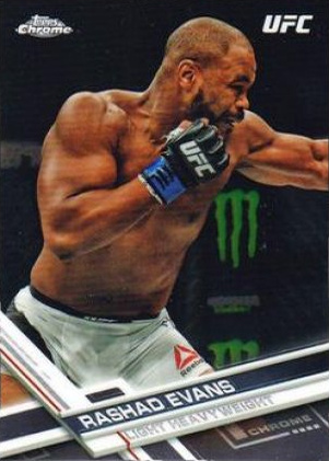 Rashad Evans 2017 Topps Chrome UFC Base #34 Xfractor