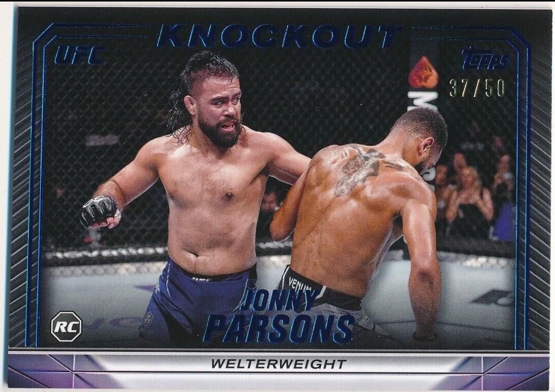Jonny Parsons 2024 Topps Knockout UFC Base #44 Blue