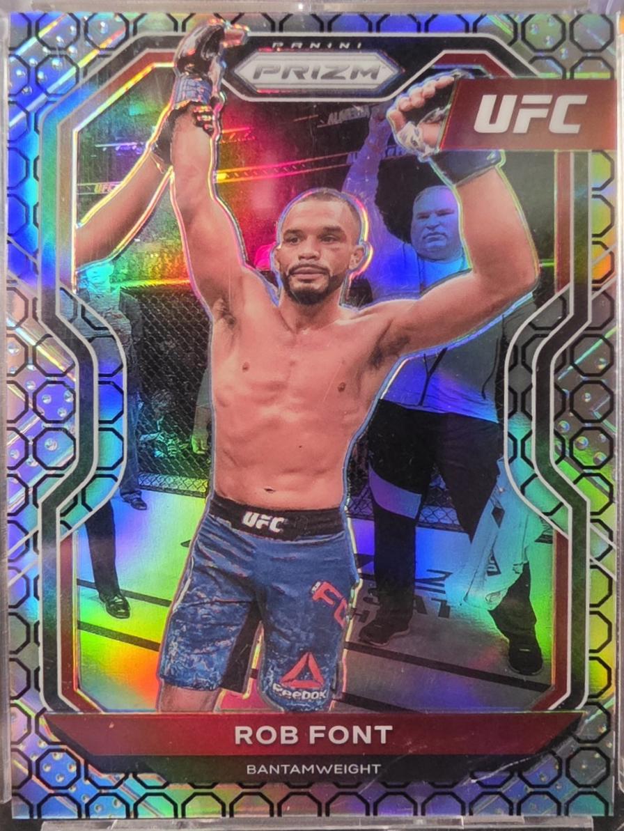 Rob Font 2021 Panini Prizm UFC Base #13 Octagon