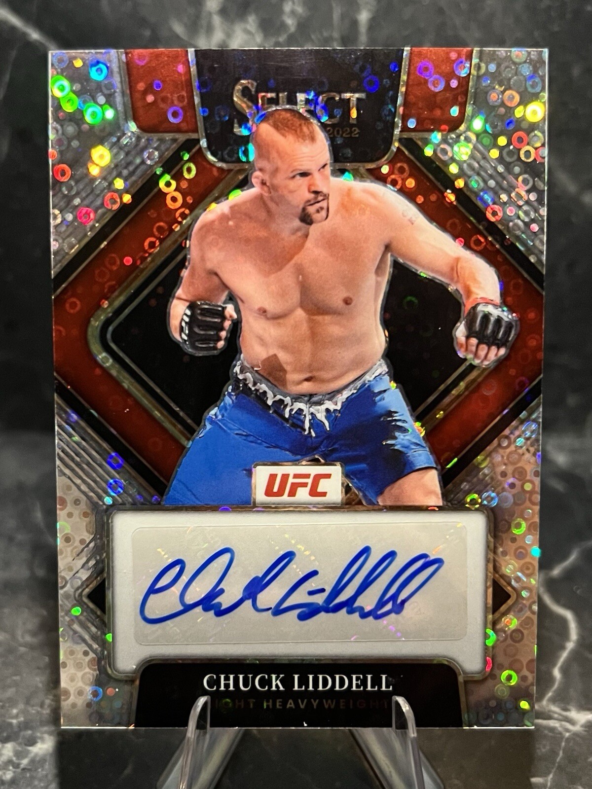 Chuck Liddell 2022 Panini Select UFC Signatures #9 Disco