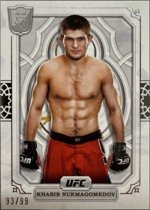 Khabib Nurmagomedov 2024 Topps Royalty UFC Base #13 Platinum