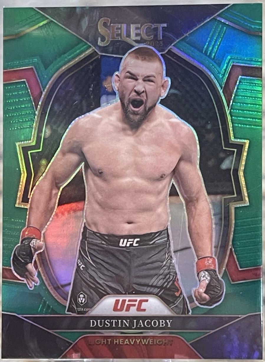 Dustin Jacoby 2023 Panini Select UFC Concourse #4 Green