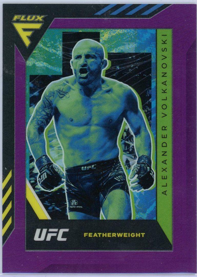 Alexander Volkanovski 2022 Panini Chronicles UFC Base Flux #329 Purple