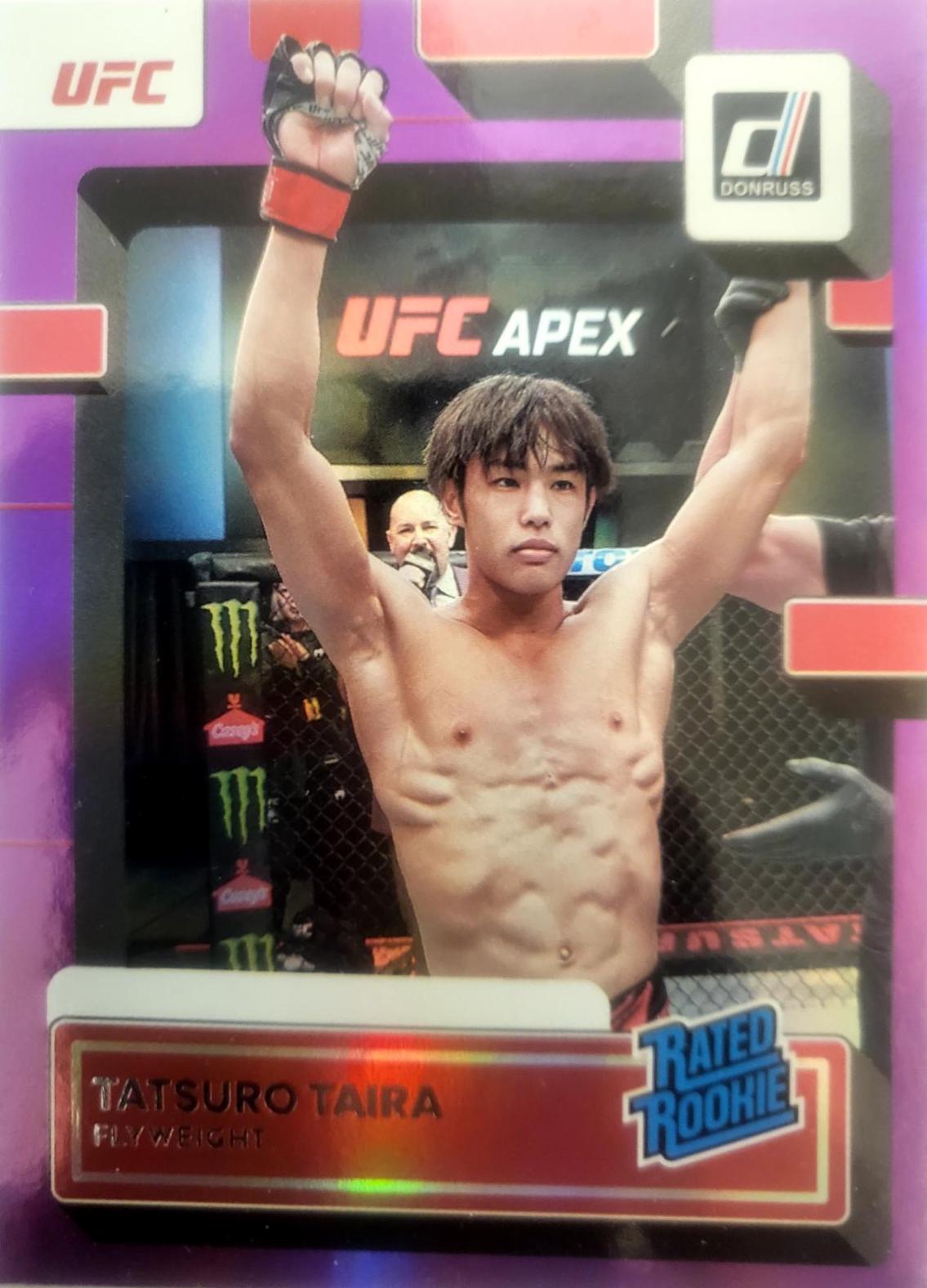 Tatsuro Taira 2023 Panini Donruss UFC Base #216 Purple Laser