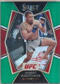 Robert Whittaker 2022 Panini Select UFC Premier Level #123 Green