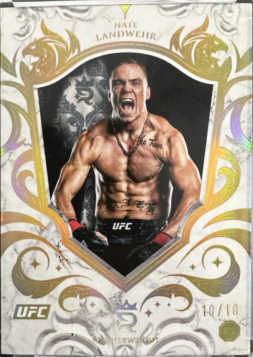Nate Landwehr 2025 Topps Royalty UFC Base #40 Gold