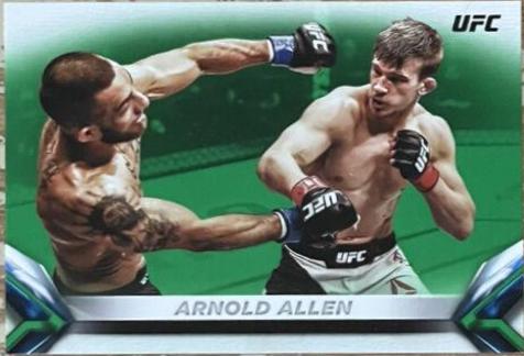 Arnold Allen 2018 Topps UFC Knockout Base #86 Green