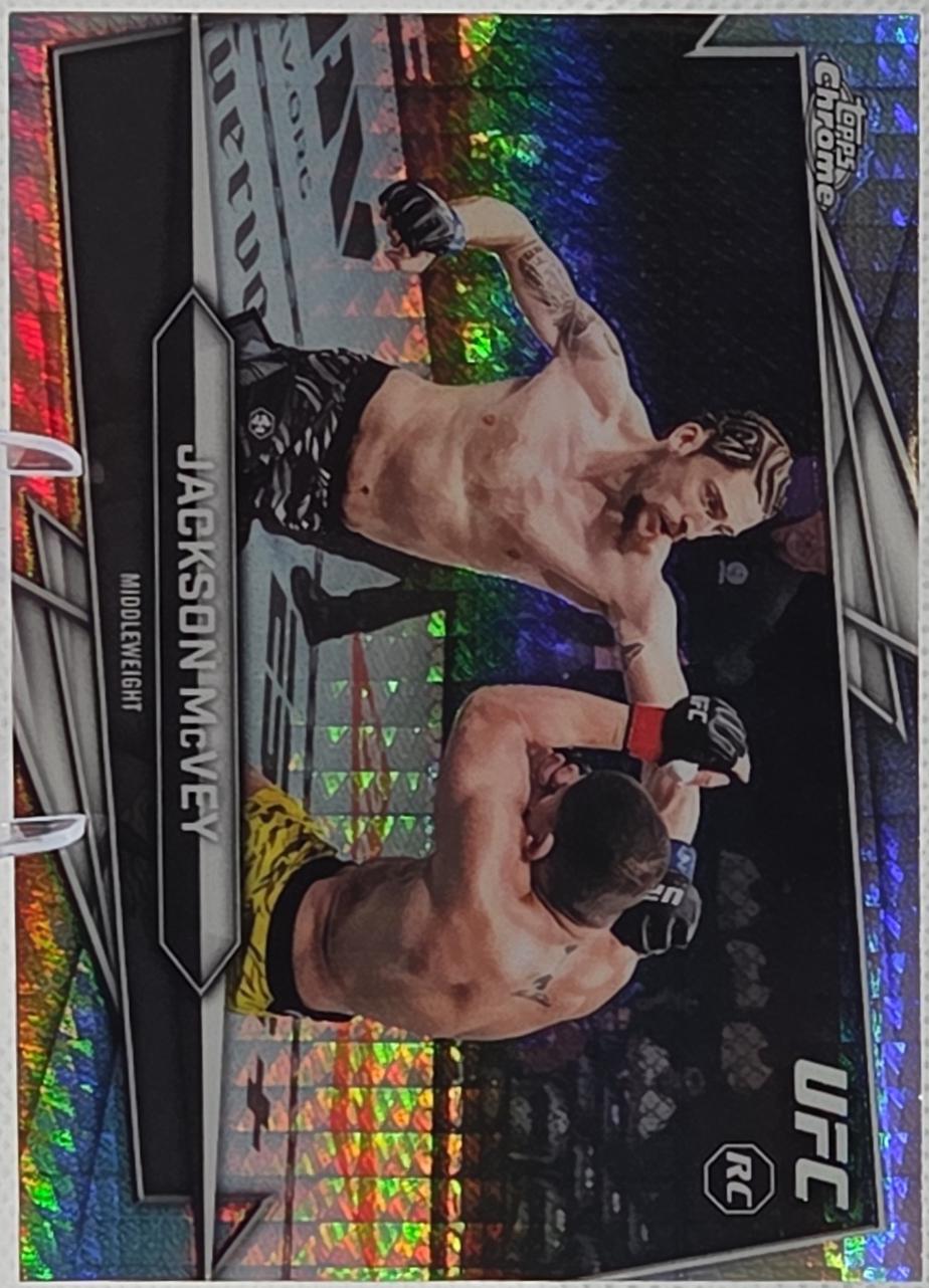 Jackson McVey 2026 Topps Chrome UFC Base #133 Prism Refractor