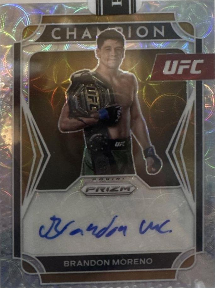 Brandon Moreno 2022 Panini Prizm UFC Champion Signatures #2 Premium