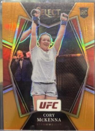 Cory McKenna 2022 Panini Select UFC Premier Level #190 Orange