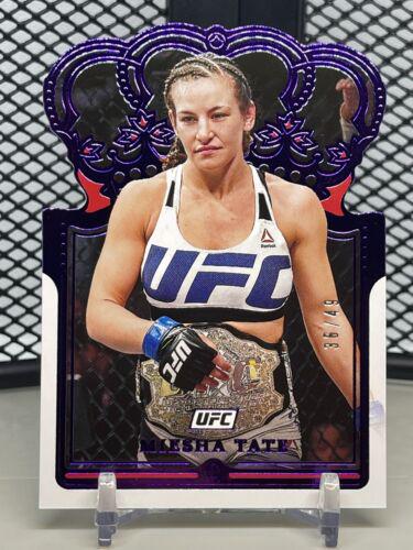 Miesha Tate 2022 Panini Chronicles UFC Base Crown Royale #113 Purple