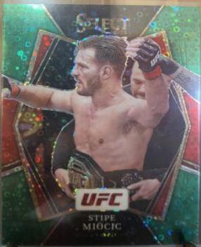 Stipe Miocic 2022 Panini Select UFC Octagonside #289 Green Disco