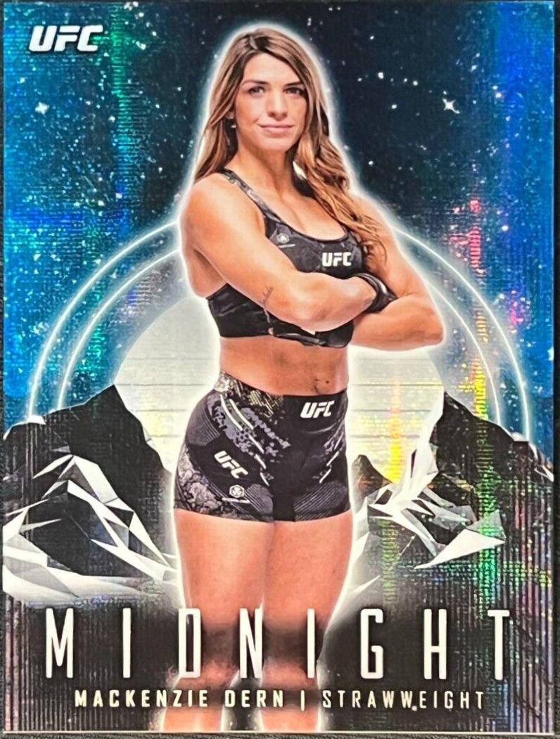 Mackenzie Dern 2024 Topps Midnight UFC Base #30 Moon Beam