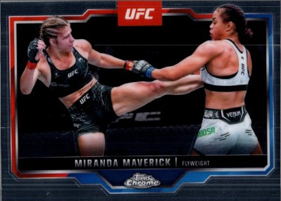 Miranda Maverick 2025 Topps Chrome UFC Base #5 FrozenFractor
