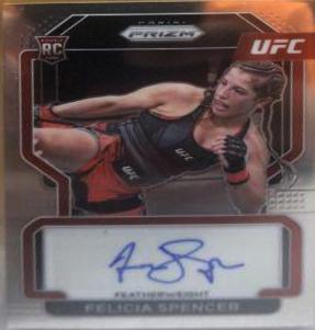 Felicia Spencer 2022 Panini Prizm UFC Signatures #SG-FSP