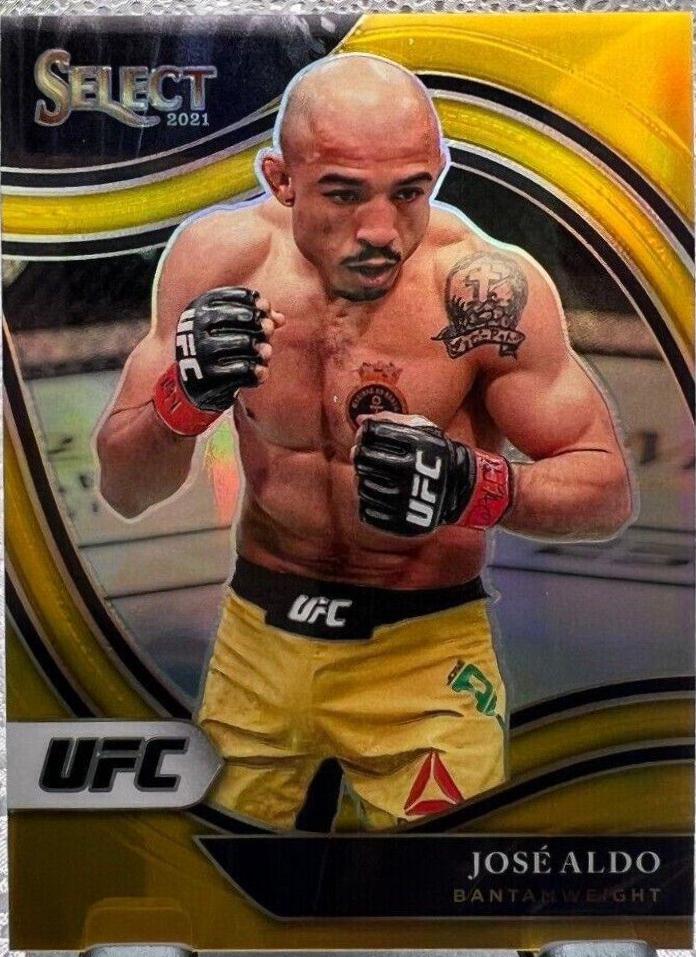 José Aldo 2021 Panini Select UFC Octagonside #235 Gold