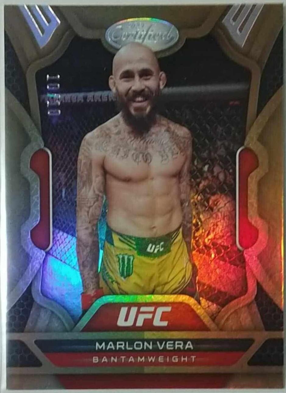 Marlon Vera 2023 Panini Chronicles UFC Base Contenders Optic Season Ticket #357 Gold