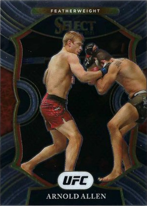 Arnold Allen 2021 Panini Select UFC Concourse #76 Lucky Envelopes