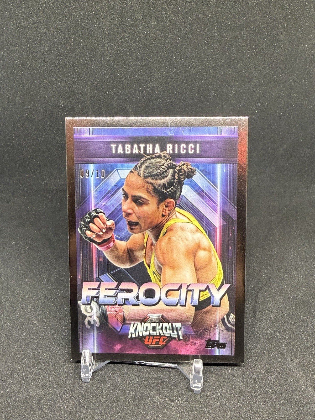 Tabatha Ricci 2025 Topps Knockout UFC Ferocity #FE-14 Red