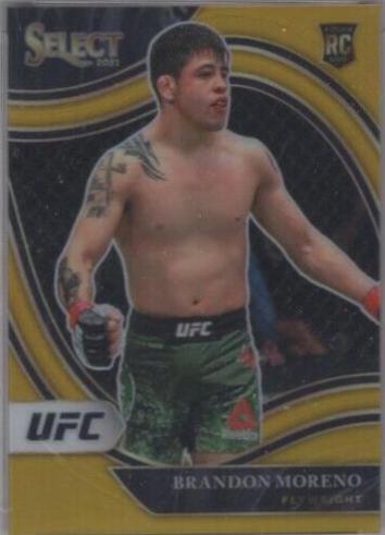 Brandon Moreno 2021 Panini Select UFC Octagonside #296 Gold
