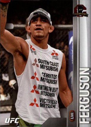 Tony Ferguson 2015 Topps UFC Champions Base #186 Platinum