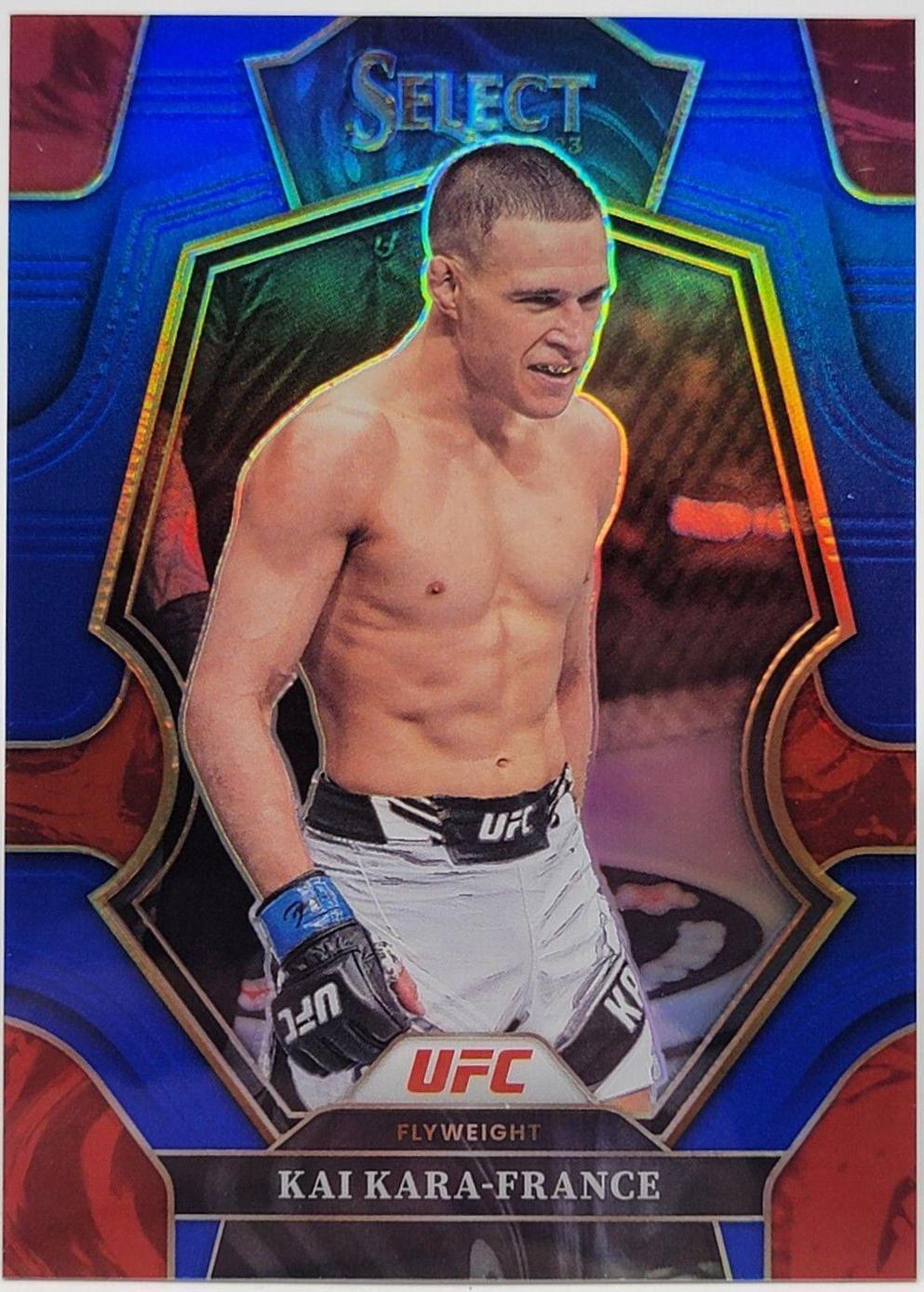 Kai Kara-France 2023 Panini Select UFC Premier Level #155 Blue Disco